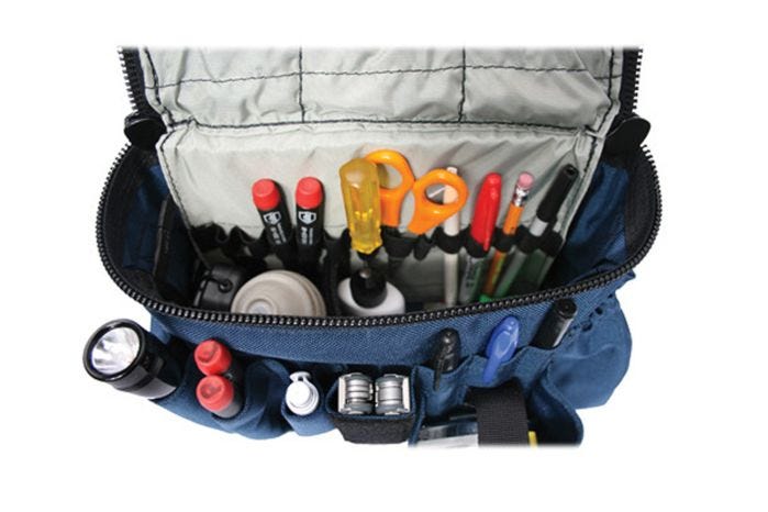 Camera assistant pouch top