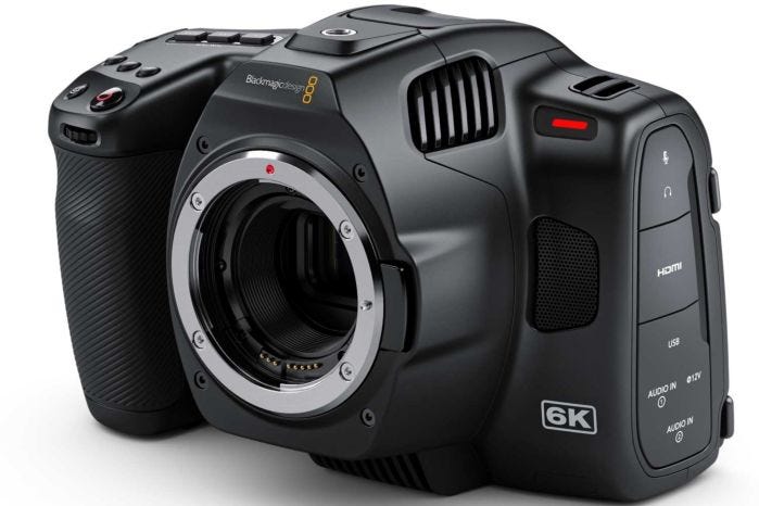 Blackmagic Pocket Cinema Camera 6K SSD付属 ビデオカメラ