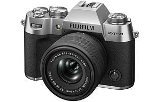 Fujifilm X-T50 with XC15-45mm Lens - Silver