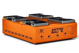 Anton Bauer Dionic 26V LPD Quad Gold Mount Plus Discharger