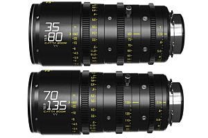 DZOFILM CATTA ACE ZOOM  FF 35-80/70-135 T2.9 Bundle PL /EF mount (Black Metal) with Safety Case