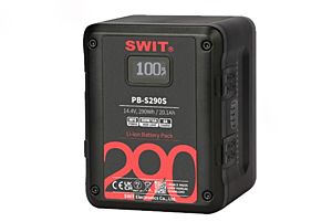 SWIT PB-S290S  290Wh Multi-Sockets Square Cine Battery, V-Mount